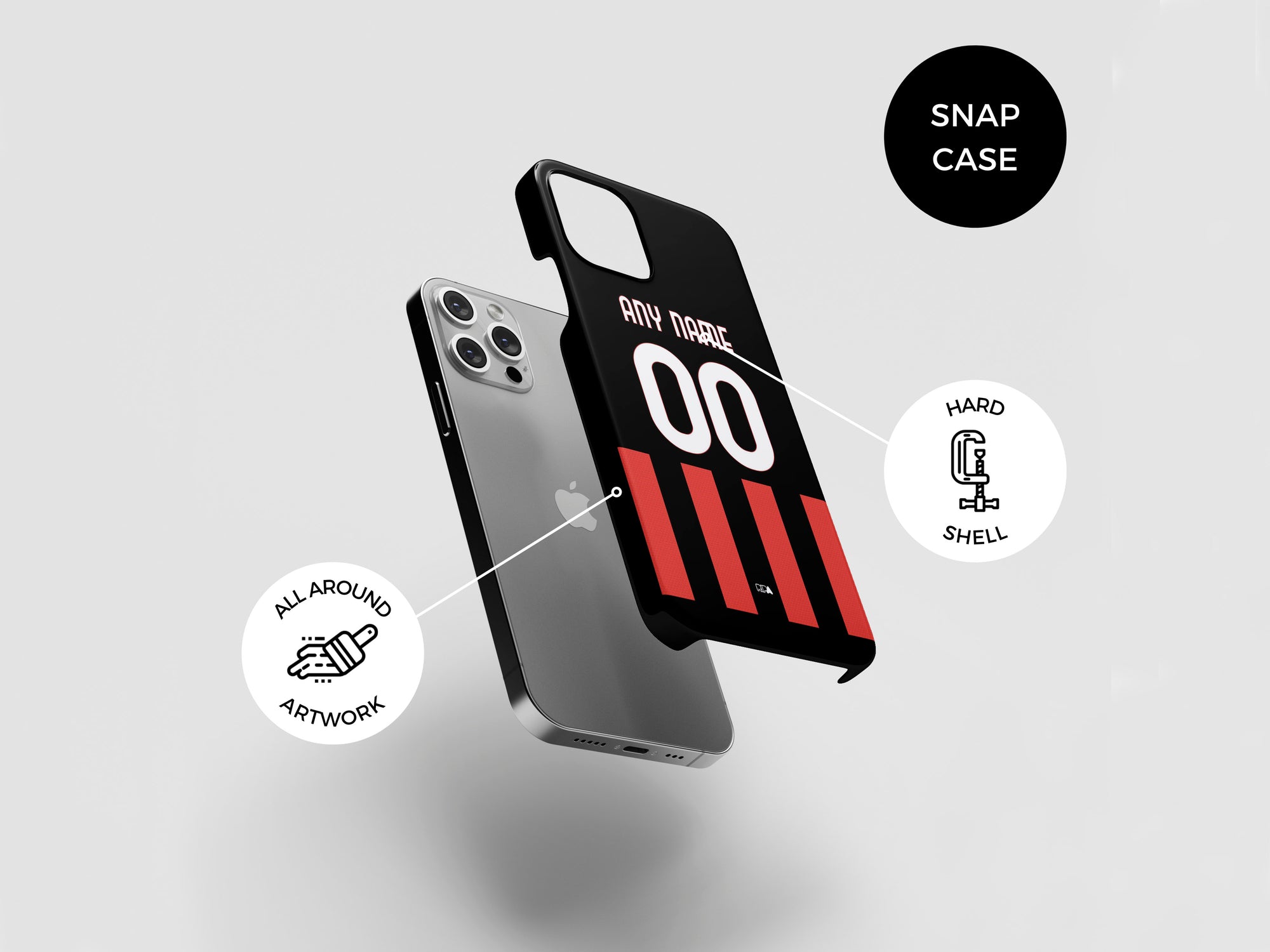 Milan Rossoneri 2022-23 Home Kit Phone Case