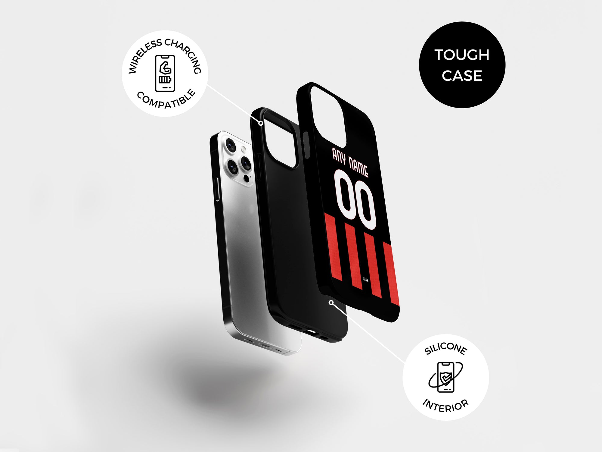 Milan Rossoneri 2022-23 Home Kit Phone Case