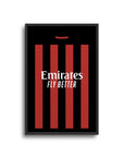 Milan Rossoneri 2022-23 Home Kit Print