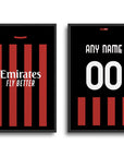 Milan Rossoneri 2022-23 Home Kit Print