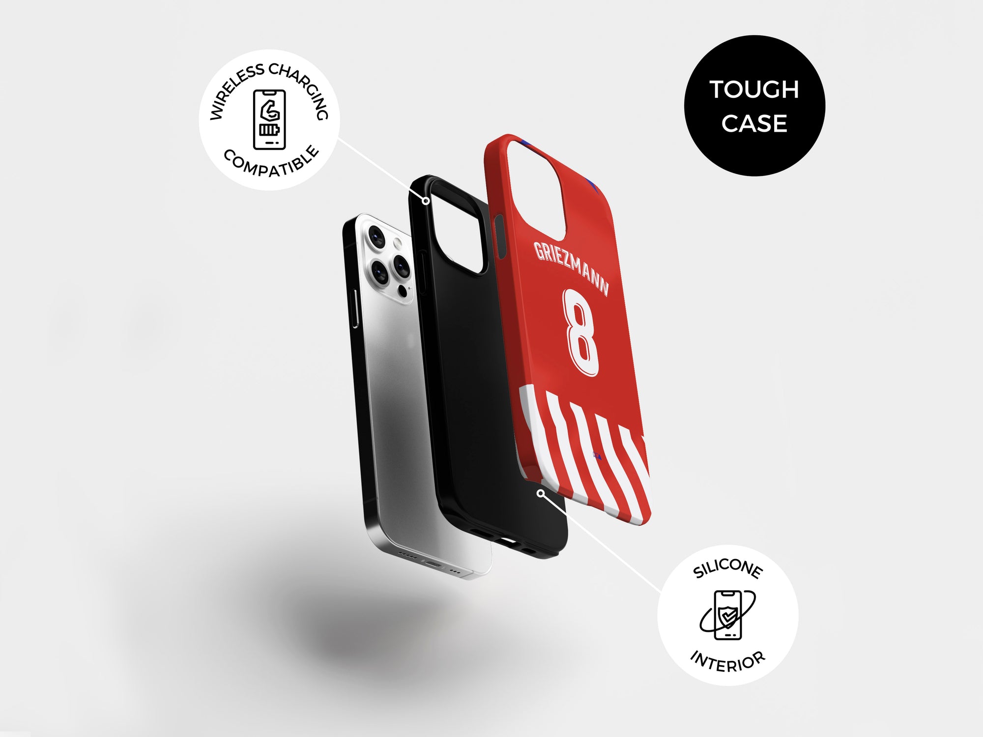 Atletico Colchoneros 2022-23 Home Kit Phone Case