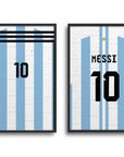 Argentina La Albiceleste 2022 World Cup Home Kit Print