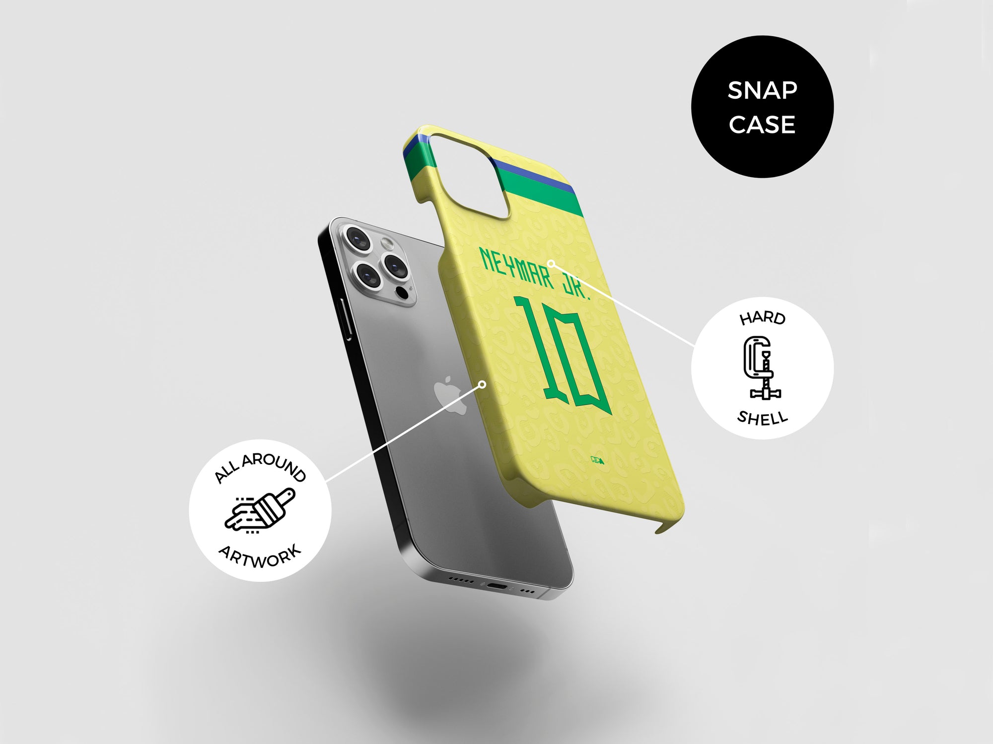 Brasil A Canarinha 2022 World Cup Home Kit Phone Case