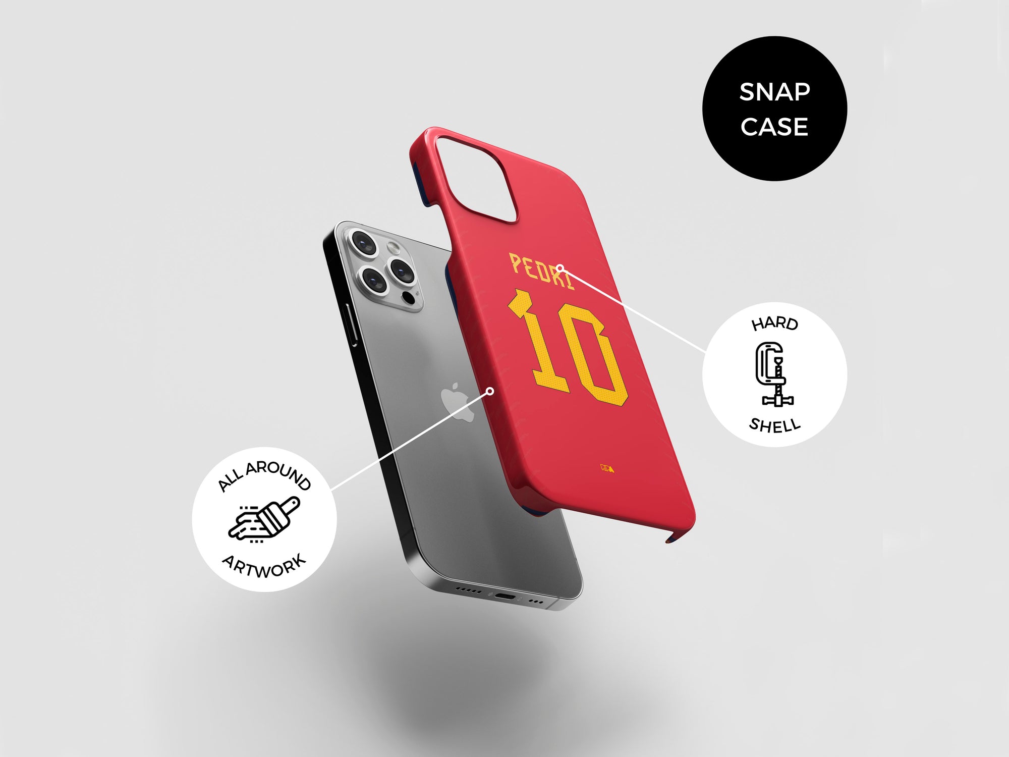 Spain La Roja 2022 World Cup Home Kit Phone Case