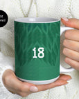 Mexico El Tri 2022 World Cup Home Kit Mug