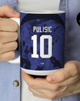 USA Red, White and Blue 2022 World Cup Away Kit Mug