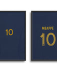 France Les Bleus 2022 World Cup Home Kit Print