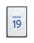 France Les Bleus 2022 World Cup Away Kit Print