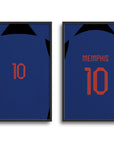 The Nerderlands Oranje 2022 World Cup Away Kit Print