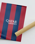 Barcelona Culés 2014-15 Home Kit Print