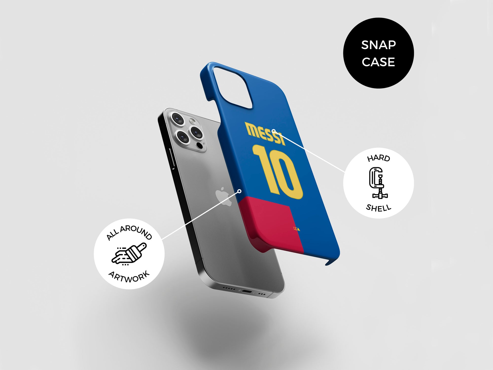 Barcelona Culés 2008-09 Home Kit Phone Case