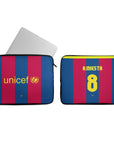 Barcelona Culés 2010-11 Home Kit Laptop Sleeve