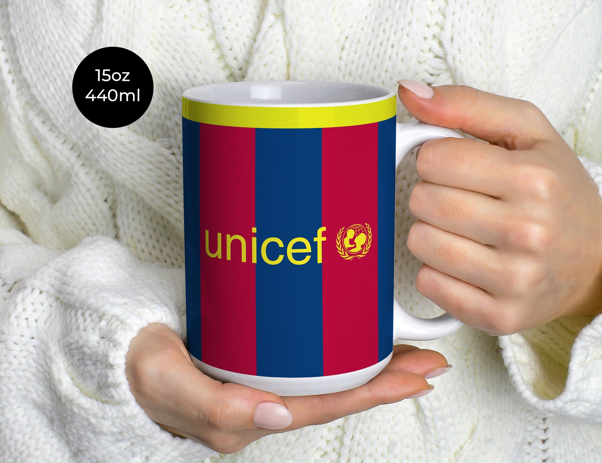 Barcelona Culés 2010-11 Home Kit Mug