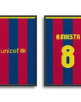 Barcelona Culés 2010-11 Home Kit Print