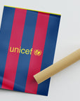 Barcelona Culés 2010-11 Home Kit Print