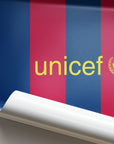 Barcelona Culés 2010-11 Home Kit Print