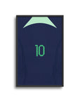 Australia Socceroos 2022 World Cup Away Kit Print