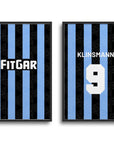 Inter Nerazzurri 1991-92 Home Kit Print