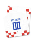 Croatia Nation 2022 World Cup Home Kit Coaster