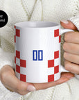 Croatia the Vatreni 2022 World Cup Home Kit Mug