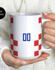 Croatia the Vatreni 2022 World Cup Home Kit Mug