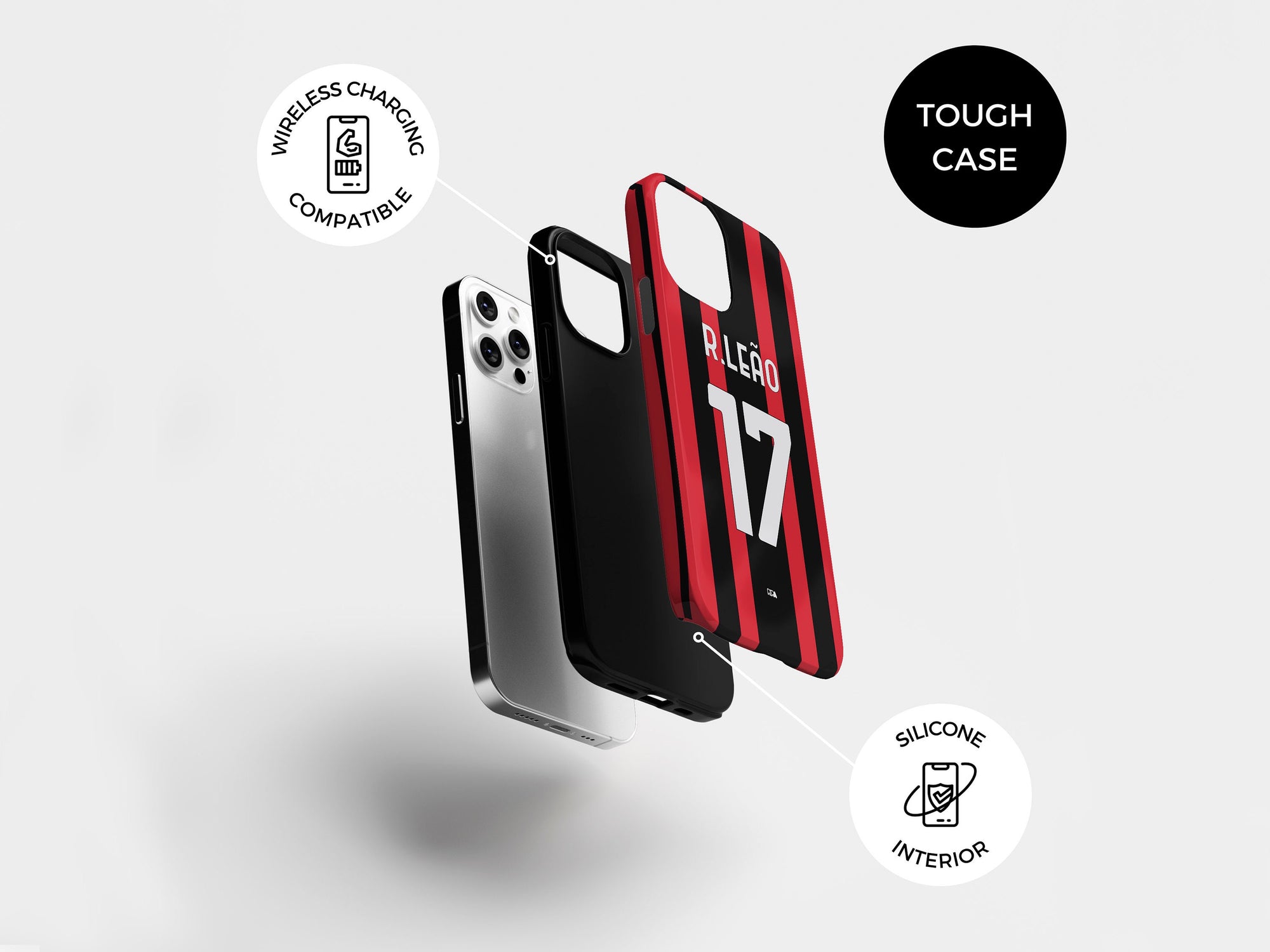 Milan Rossoneri 2021-22 Home Kit Phone Case